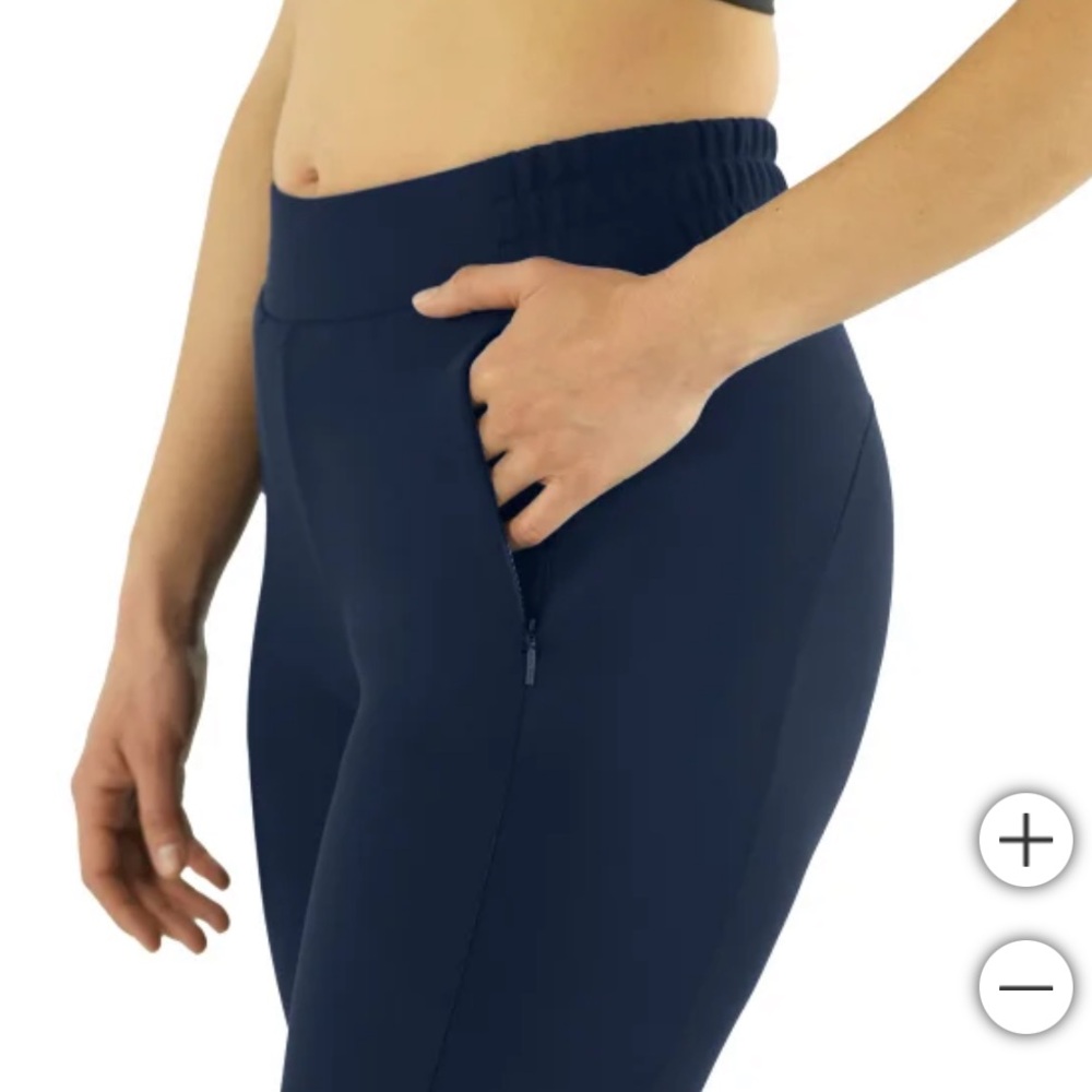 Spyder Women's Navy Blue Athletic Zip Pocket Pants